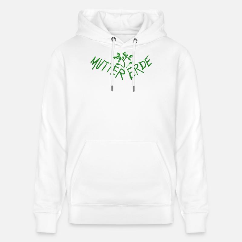Mutter Erde - Schuetze Mutter Erde - Stanley/Stella Unisex Bio-Hoodie CRUISER  - Weiß