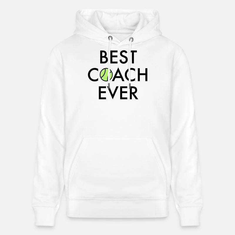 Best Coach ever - Stanley/Stella Unisex Bio-Hoodie CRUISER - Weiß