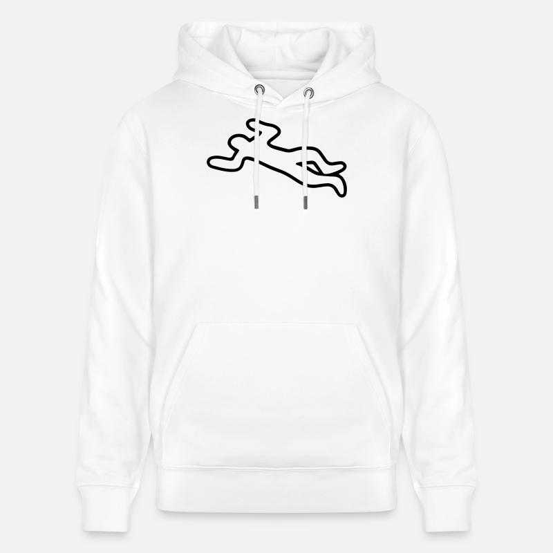 Leiche - Stanley/Stella Unisex Bio-Hoodie CRUISER  - Weiß