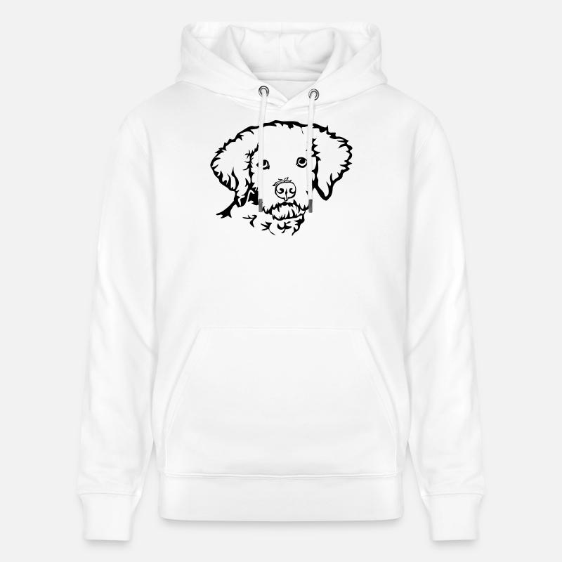 Lagotto Romagnolo - Sweat à capuche bio CRUISER Stanley/Stella Unisexe - blanc