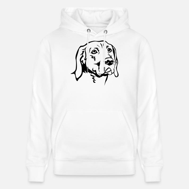 Gonczy Polski Kopf - Sweat à capuche bio CRUISER Stanley/Stella Unisexe - blanc