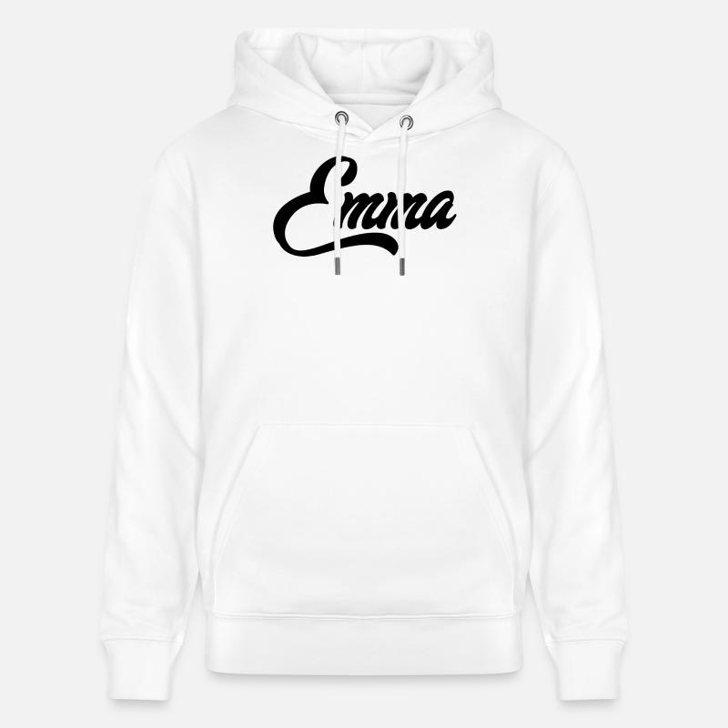 Emma Nom - Sweat à capuche bio CRUISER Stanley/Stella Unisexe - blanc