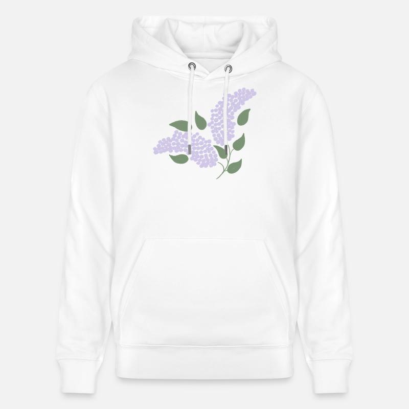 Lilas - Sweat à capuche bio CRUISER Stanley/Stella Unisexe - blanc