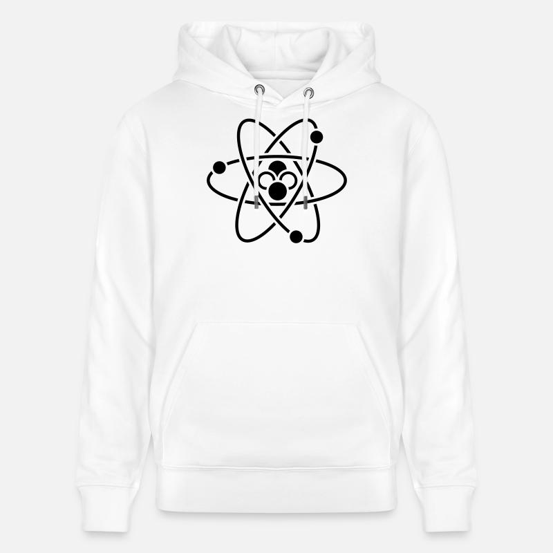 sience atom wissenschaft - Stanley/Stella Unisex Bio-Hoodie CRUISER  - Weiß