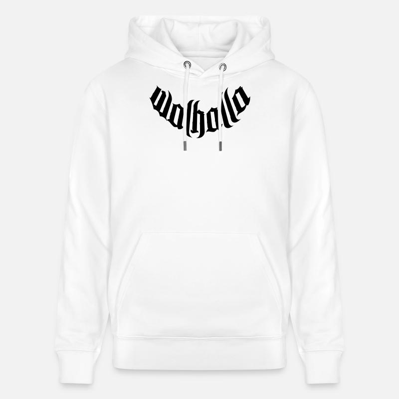 walhalla vikings viking sticker wikinger sticker - Stanley/Stella Unisex Bio-Hoodie CRUISER - Weiß