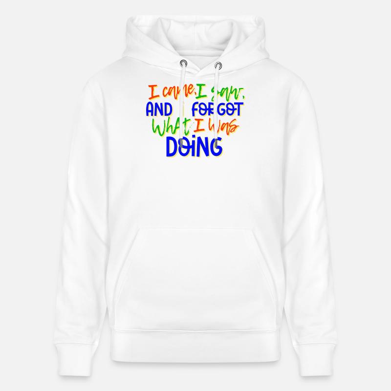 Humorvoll Statement Spruch Sprüche - Stanley/Stella Unisex Bio-Hoodie CRUISER - Weiß