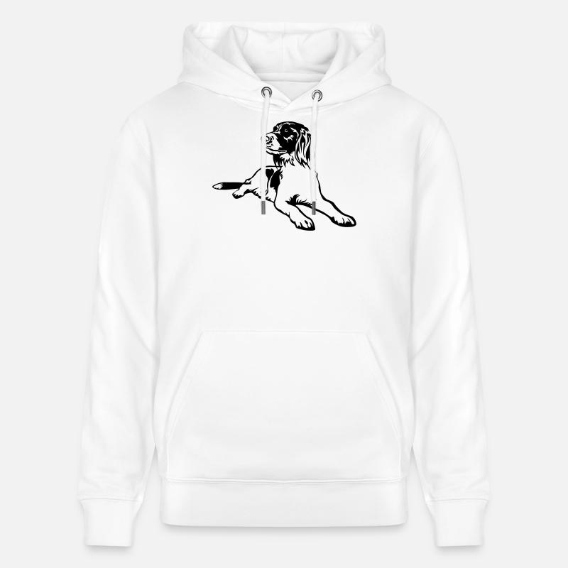 Münsterländer - Sweat à capuche bio CRUISER Stanley/Stella Unisexe - blanc