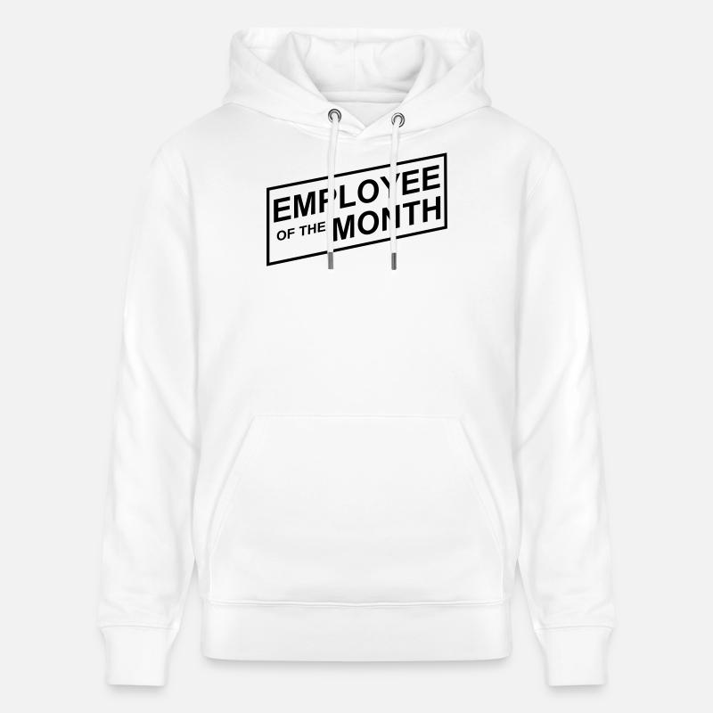 Employé du mois - Sweat à capuche bio CRUISER Stanley/Stella Unisexe - blanc