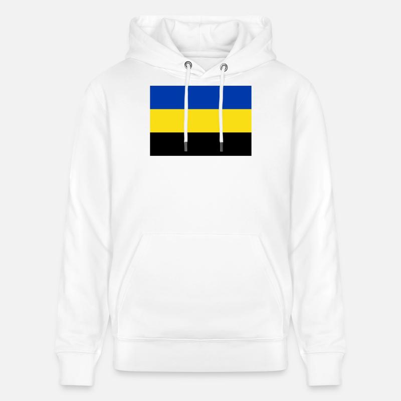 Drapeau de la Gueldre - Sweat à capuche bio CRUISER Stanley/Stella Unisexe - blanc