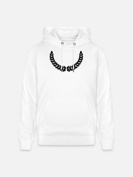 Lorbeerkranz Dekoration - Stanley/Stella Unisex Bio-Hoodie CRUISER - Weiß