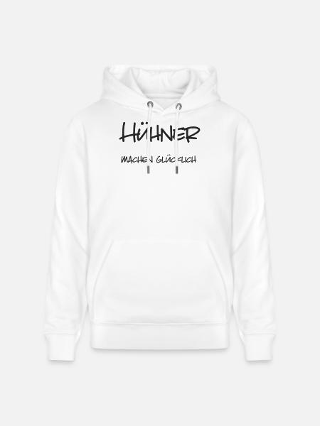 Hühner machen glücklich - Stanley/Stella Unisex Bio-Hoodie CRUISER  - Weiß