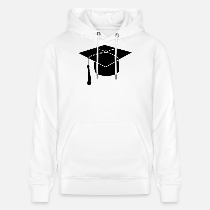 Hauben- oder Hutlogo für die Prüfungspräsentation - Stanley/Stella Unisex Bio-Hoodie CRUISER  - Weiß