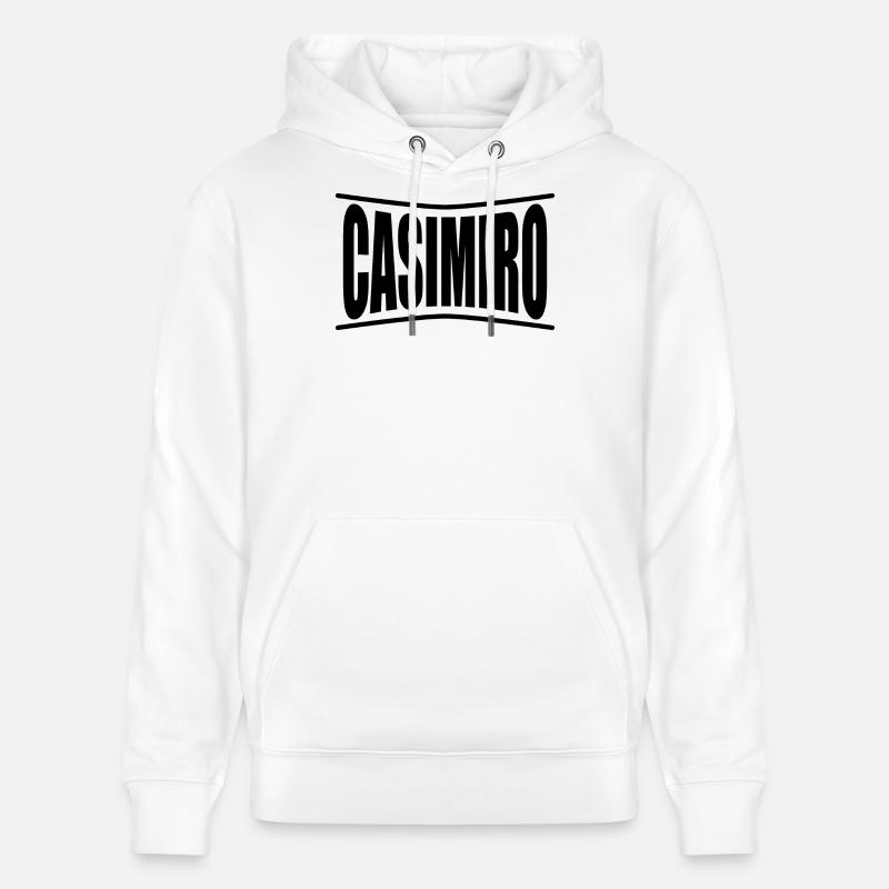 Idée cadeau t-shirt Casimiro - Sweat à capuche bio CRUISER Stanley/Stella Unisexe - blanc