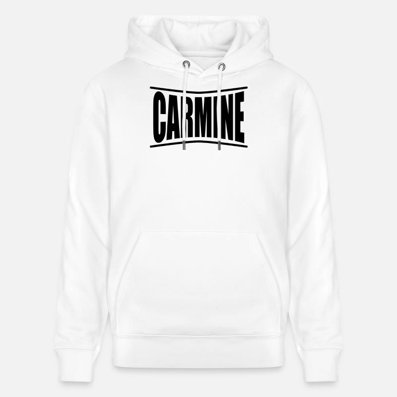 Idée cadeau t-shirt Carmin - Sweat à capuche bio CRUISER Stanley/Stella Unisexe - blanc