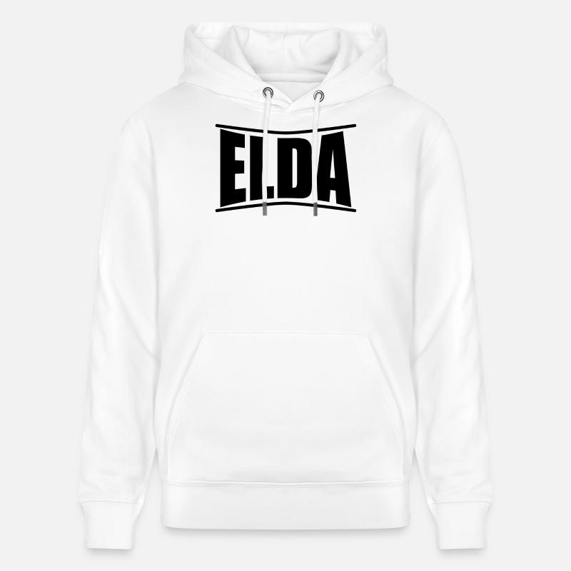 Elda t-shirt idée cadeau - Sweat à capuche bio CRUISER Stanley/Stella Unisexe - blanc
