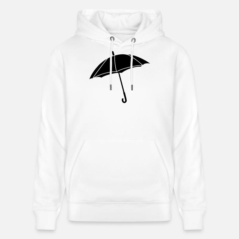 Parapluie - Sweat à capuche bio CRUISER Stanley/Stella Unisexe - blanc