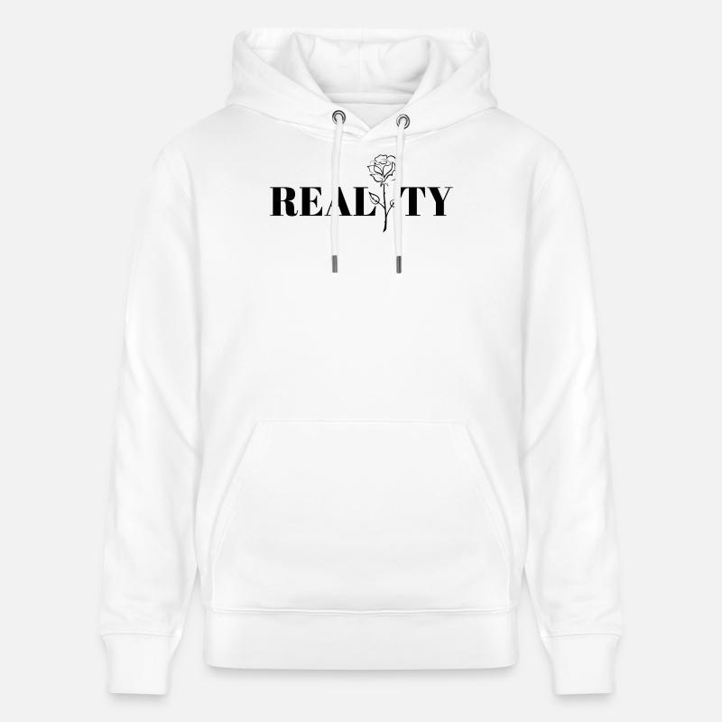 Cool design, reality. - Stanley/Stella CRUISER Unisex Organic Hoodie - white