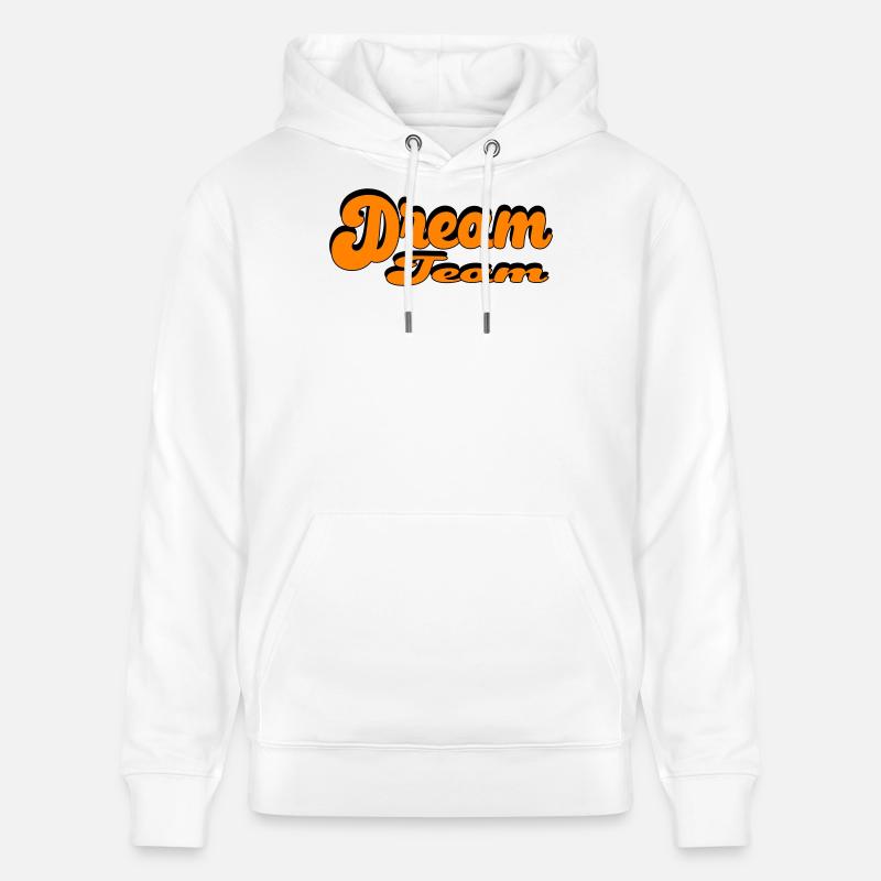 Dream Team Retro Style Design - Sweat à capuche bio CRUISER Stanley/Stella Unisexe - blanc