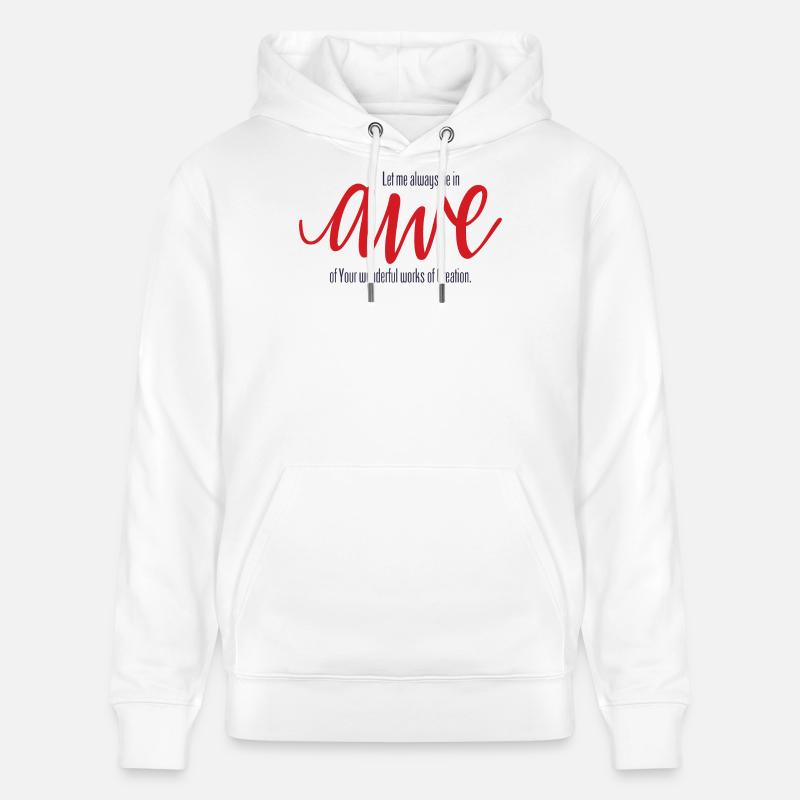 Crainte - Sweat à capuche bio CRUISER Stanley/Stella Unisexe - blanc