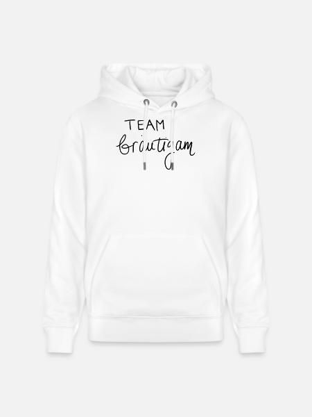Team Bräutigam - Stanley/Stella Unisex Bio-Hoodie CRUISER  - Weiß