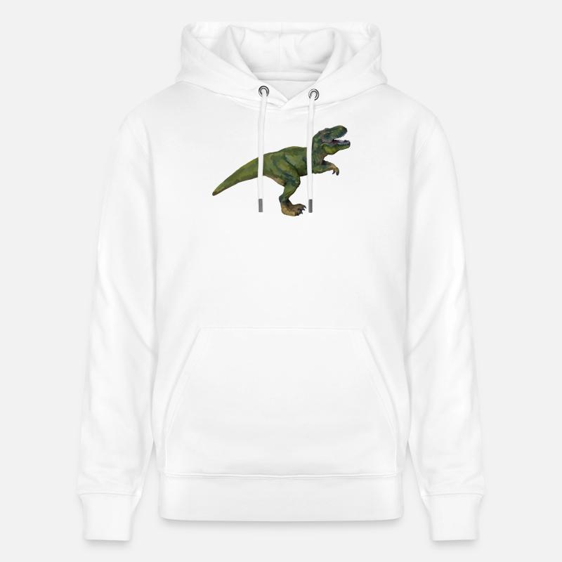 Tom T-Rex - Stanley/Stella Unisex Bio-Hoodie CRUISER  - Weiß