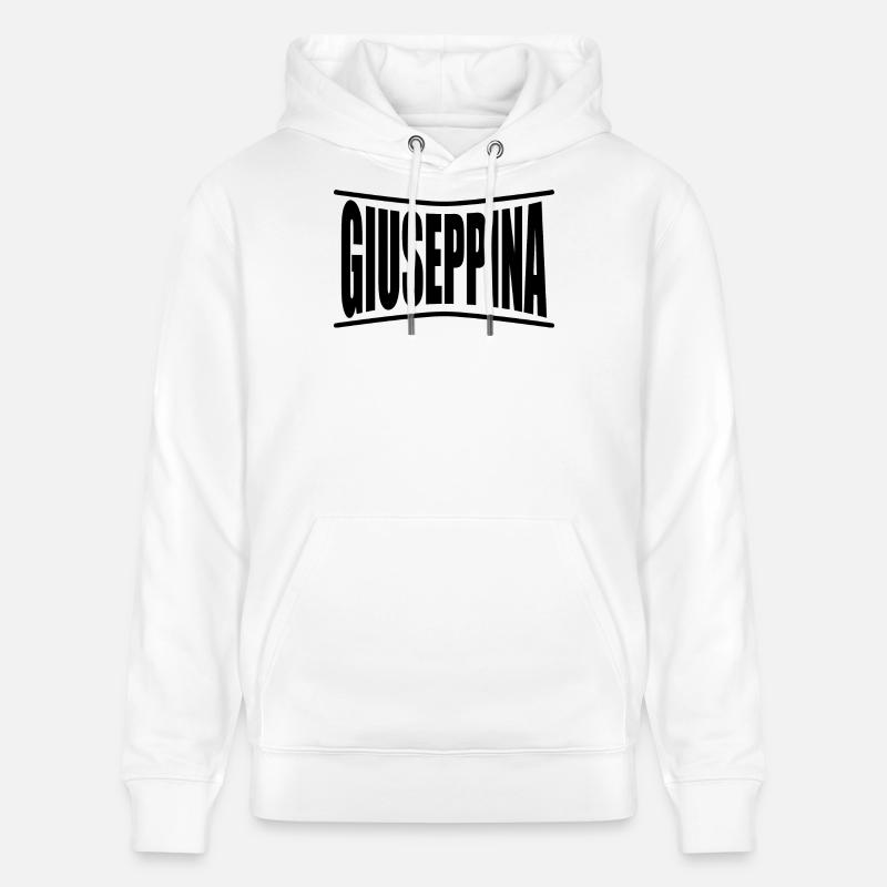 t-shirt Giuseppina t-shirt idée cadeau - Sweat à capuche bio CRUISER Stanley/Stella Unisexe - blanc