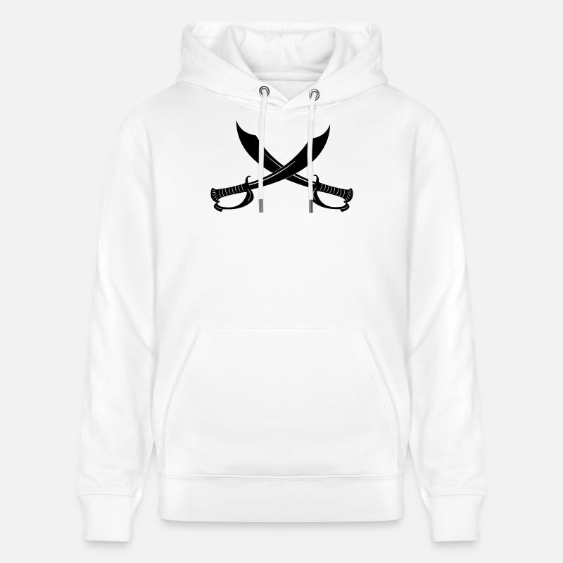 Deux épées - Sweat à capuche bio CRUISER Stanley/Stella Unisexe - blanc
