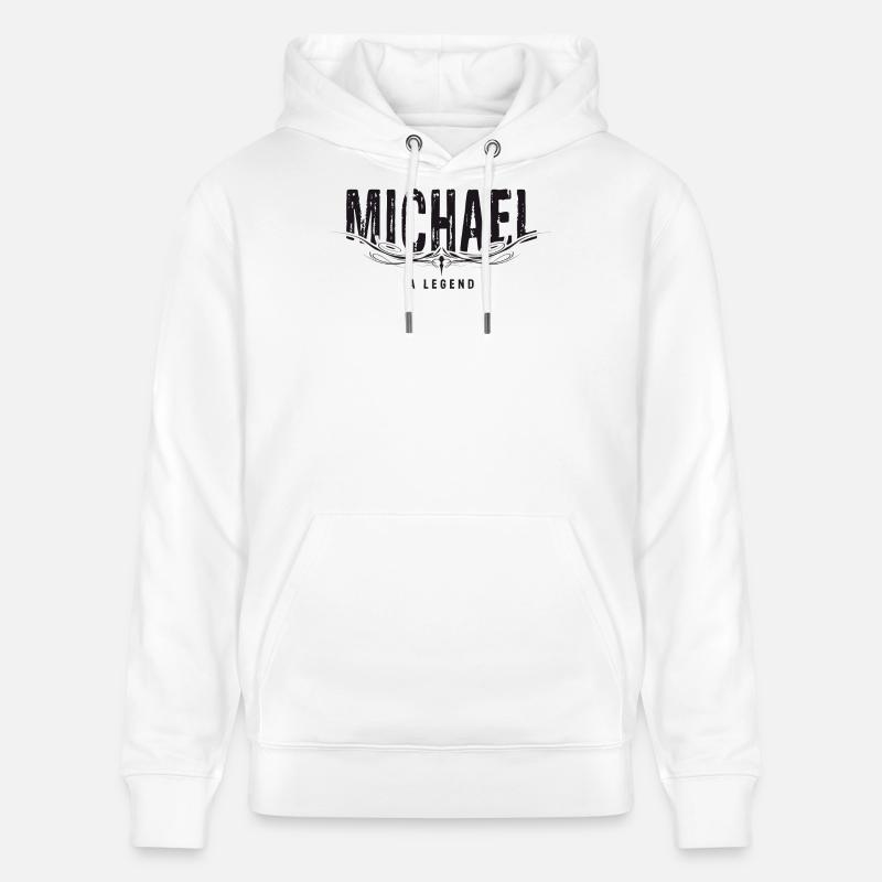 MICHAEL UNE LÉGENDE - Sweat à capuche bio CRUISER Stanley/Stella Unisexe - blanc