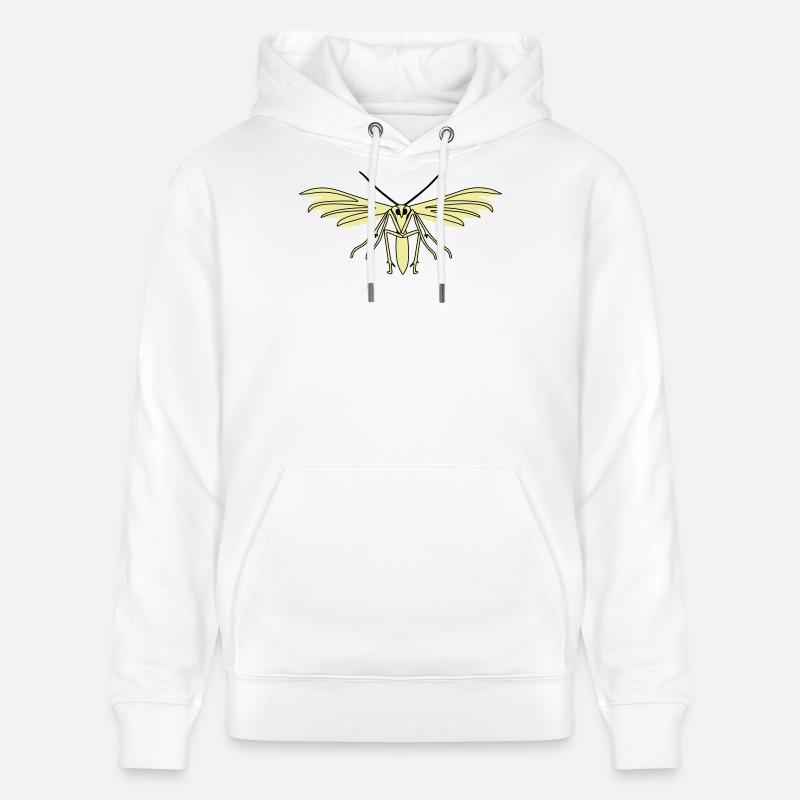 Teigne des plumes - Sweat à capuche bio CRUISER Stanley/Stella Unisexe - blanc