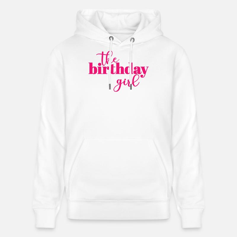 La fille d’anniversaire - Sweat à capuche bio CRUISER Stanley/Stella Unisexe - blanc