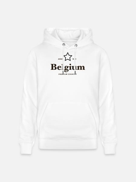 belgien PREMIUM LAND - Stanley/Stella Unisex Bio-Hoodie CRUISER  - Weiß