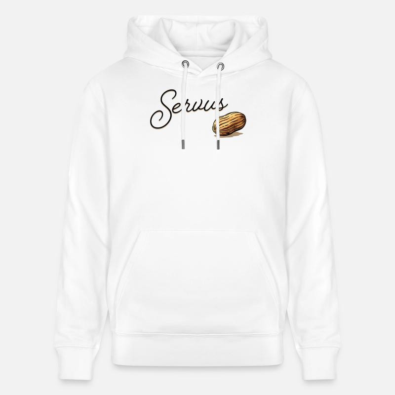 Serius Mandel Script Design - Stanley/Stella Unisex Bio-Hoodie CRUISER  - Weiß