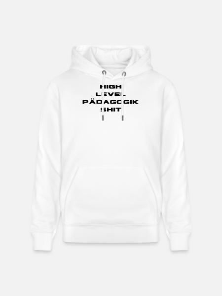 pädagogik shit - Stanley/Stella Unisex Bio-Hoodie CRUISER  - Weiß