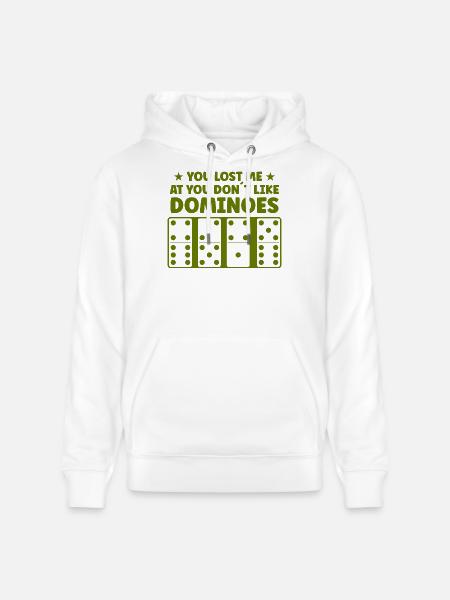Conception de domino - Sweat à capuche bio CRUISER Stanley/Stella Unisexe - blanc