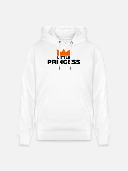 Little Princess mit Krone - Stanley/Stella Unisex Bio-Hoodie CRUISER - Weiß