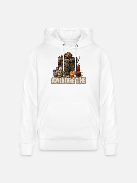 Rollenspiel Abenteuerzeit Fantasyausrüstung - Stanley/Stella Unisex Bio-Hoodie CRUISER  - Weiß