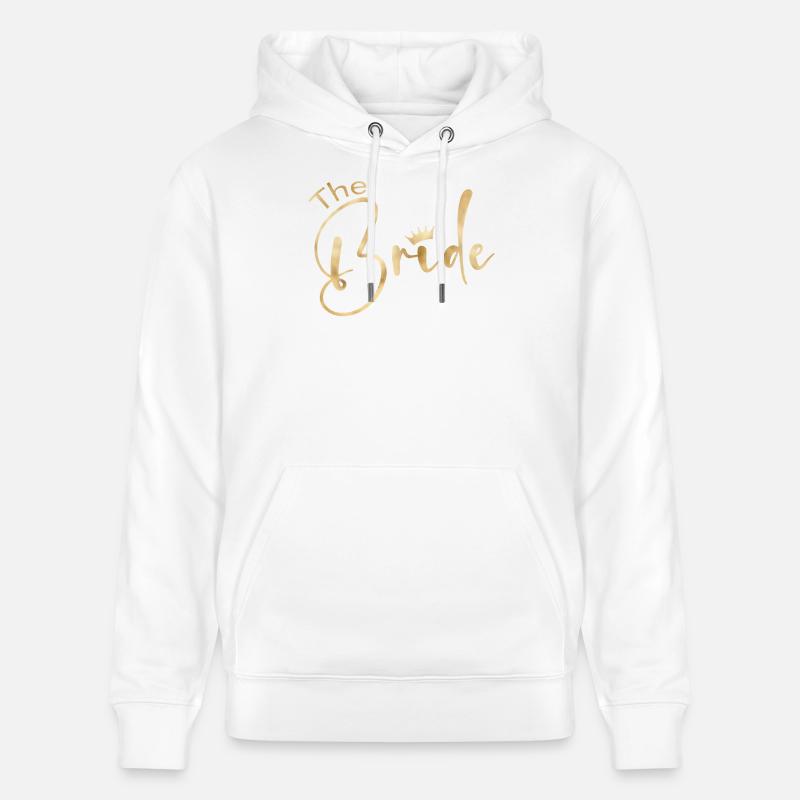 Équipe Bride -Couronne! - Sweat à capuche bio CRUISER Stanley/Stella Unisexe - blanc