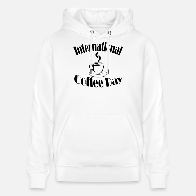 Coffee Day - Stanley/Stella Unisex Bio-Hoodie CRUISER  - Weiß