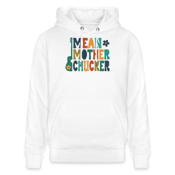 Méchante Mère Chucker à la guitare colorée - Sweat à capuche bio CRUISER Stanley/Stella Unisexe - blanc - Devant - Alina (178cm) & Michal (187cm)