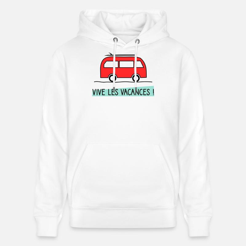 RETRAITE. BONNE RETRAITE. JOYEUSE RETRAITE - Sweat à capuche bio CRUISER Stanley/Stella Unisexe - blanc