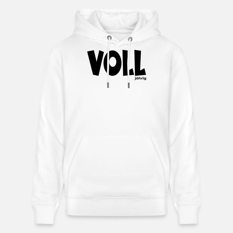 18. Geburtstag - Volljährig - Stanley/Stella Unisex Bio-Hoodie CRUISER  - Weiß