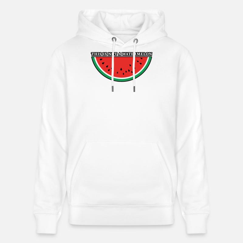 This Is Not A Watermelon - Sweat à capuche bio CRUISER Stanley/Stella Unisexe - blanc