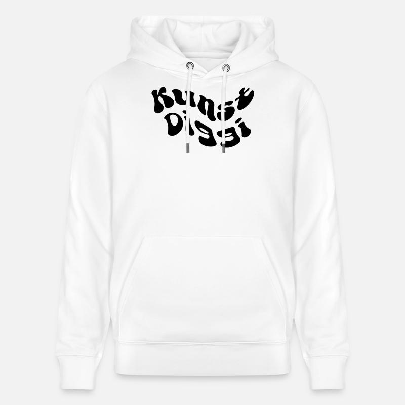 Kunst Diggi - Stanley/Stella Unisex Bio-Hoodie CRUISER  - Weiß