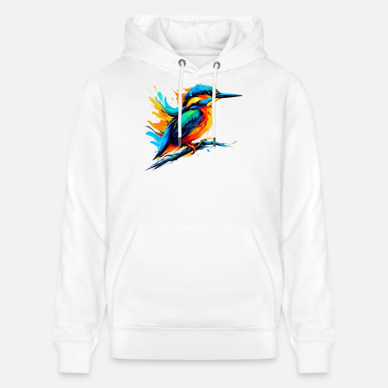 Eisvogel - Stanley/Stella Unisex Bio-Hoodie CRUISER  - Weiß