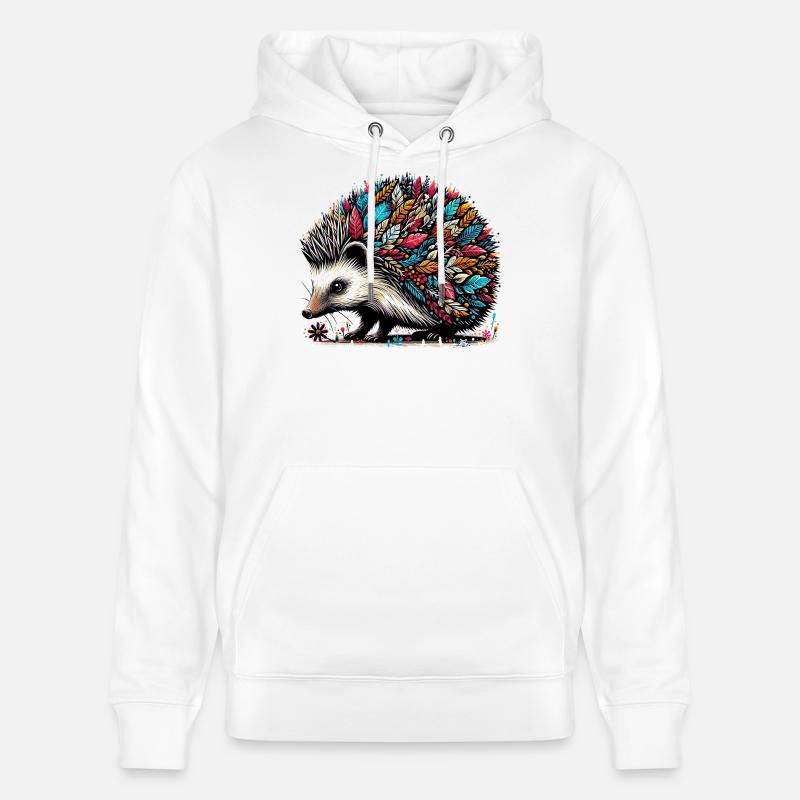 Igel - Stanley/Stella Unisex Bio-Hoodie CRUISER  - Weiß