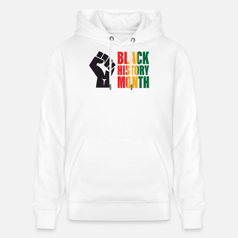Mois de l'histoire des Noirs - Sweat à capuche bio CRUISER Stanley/Stella Unisexe - blanc