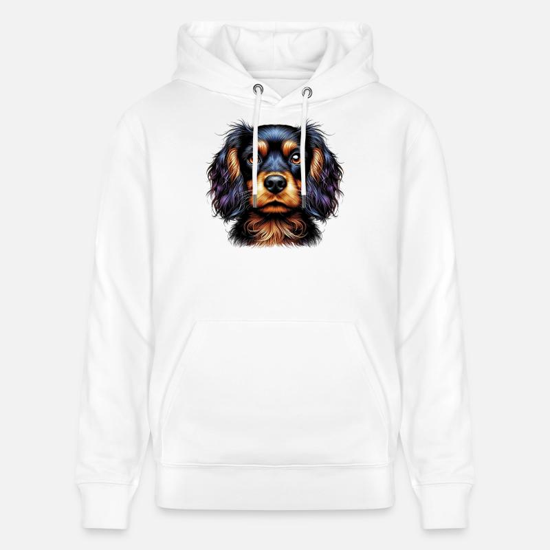Hund Cocker Spaniel - Stanley/Stella Unisex Bio-Hoodie CRUISER  - Weiß