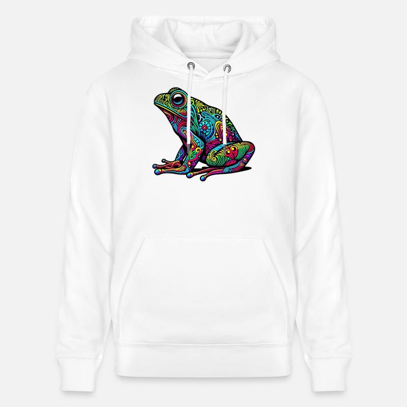 Grenouille - Sweat à capuche bio CRUISER Stanley/Stella Unisexe - blanc