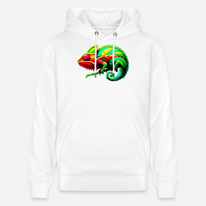 Caméléon - Sweat à capuche bio CRUISER Stanley/Stella Unisexe - blanc
