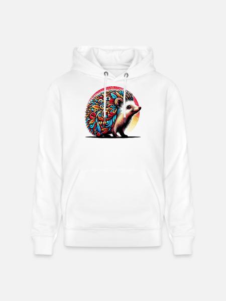 Igel - Stanley/Stella Unisex Bio-Hoodie CRUISER  - Weiß
